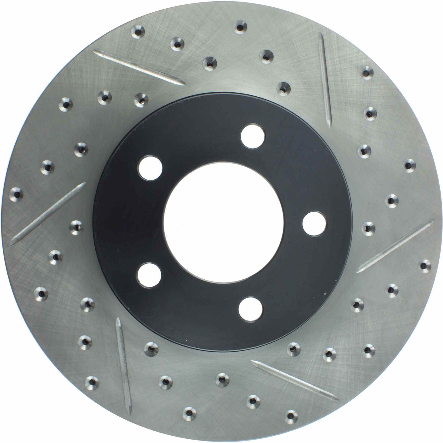 StopTech Sport Drilled/Slotted Brake Rotor; Front Left
