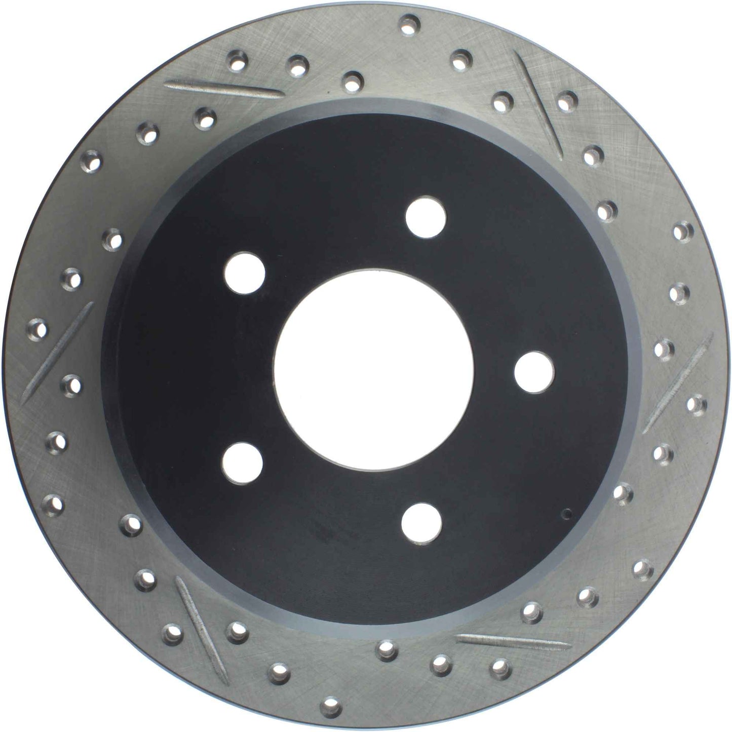 StopTech Sport Drilled/Slotted Brake Rotor; Rear Left