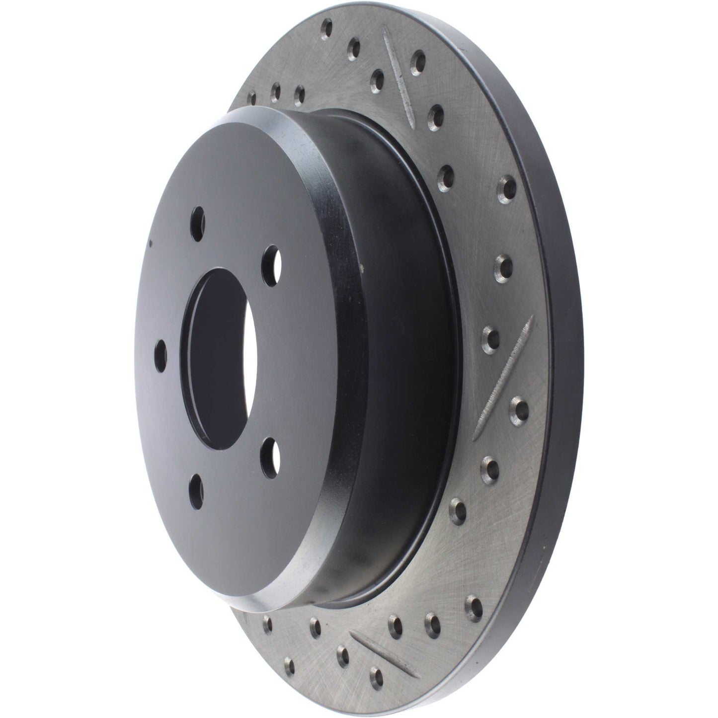 StopTech Sport Drilled/Slotted Brake Rotor; Rear Left