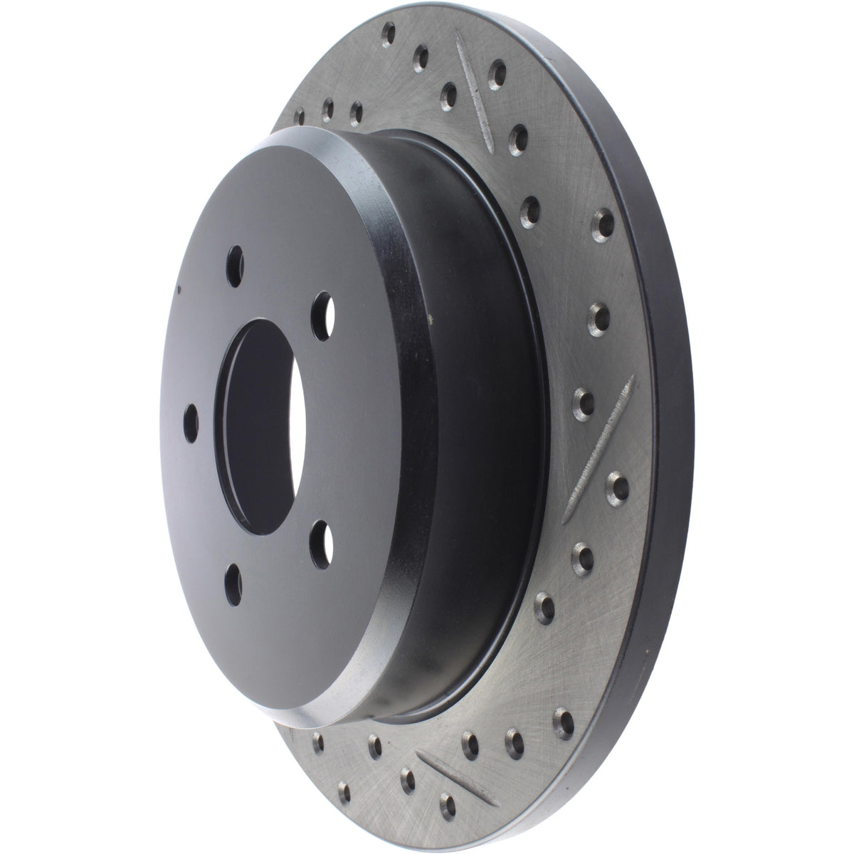 StopTech Sport Drilled/Slotted Brake Rotor; Rear Left