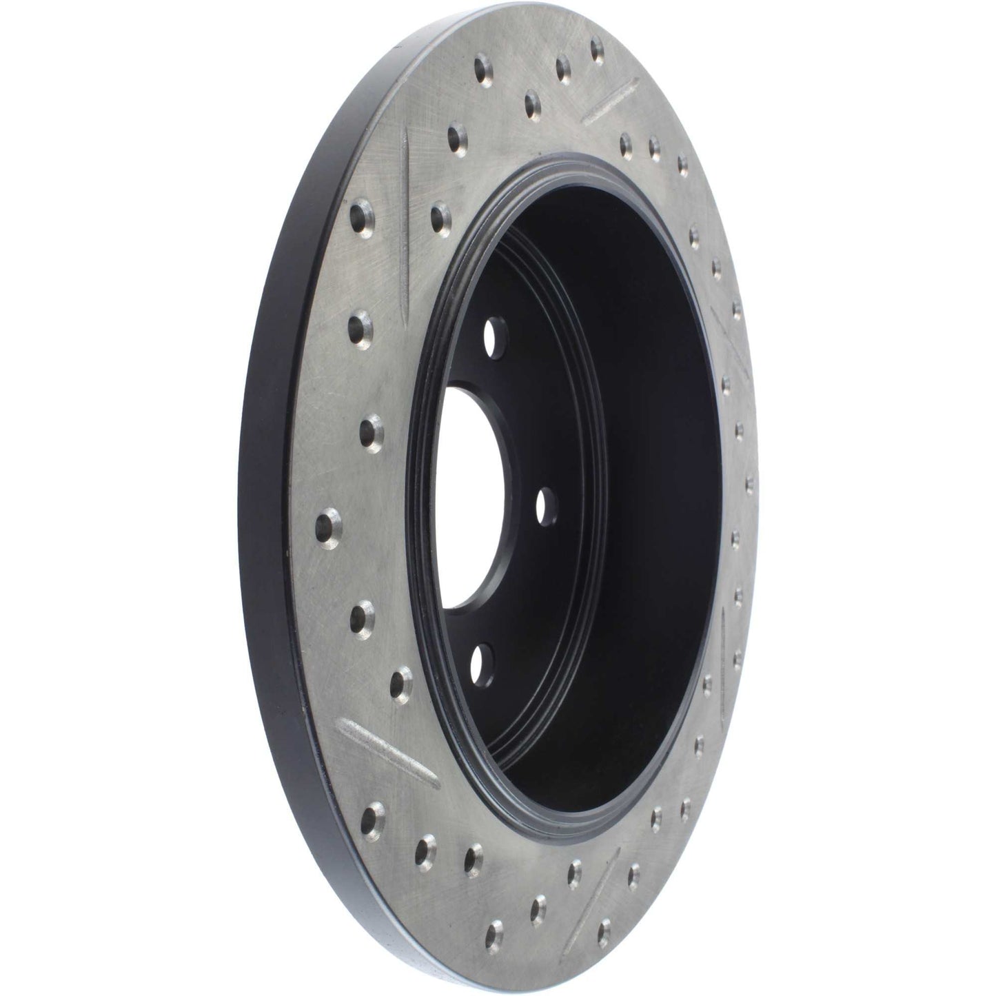 StopTech Sport Drilled/Slotted Brake Rotor; Rear Left