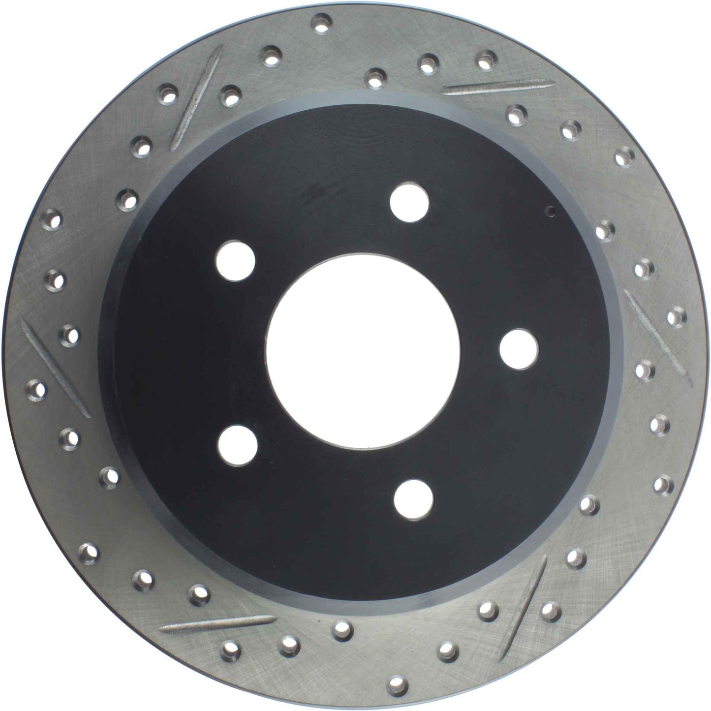 StopTech Sport Drilled/Slotted Brake Rotor; Rear Right
