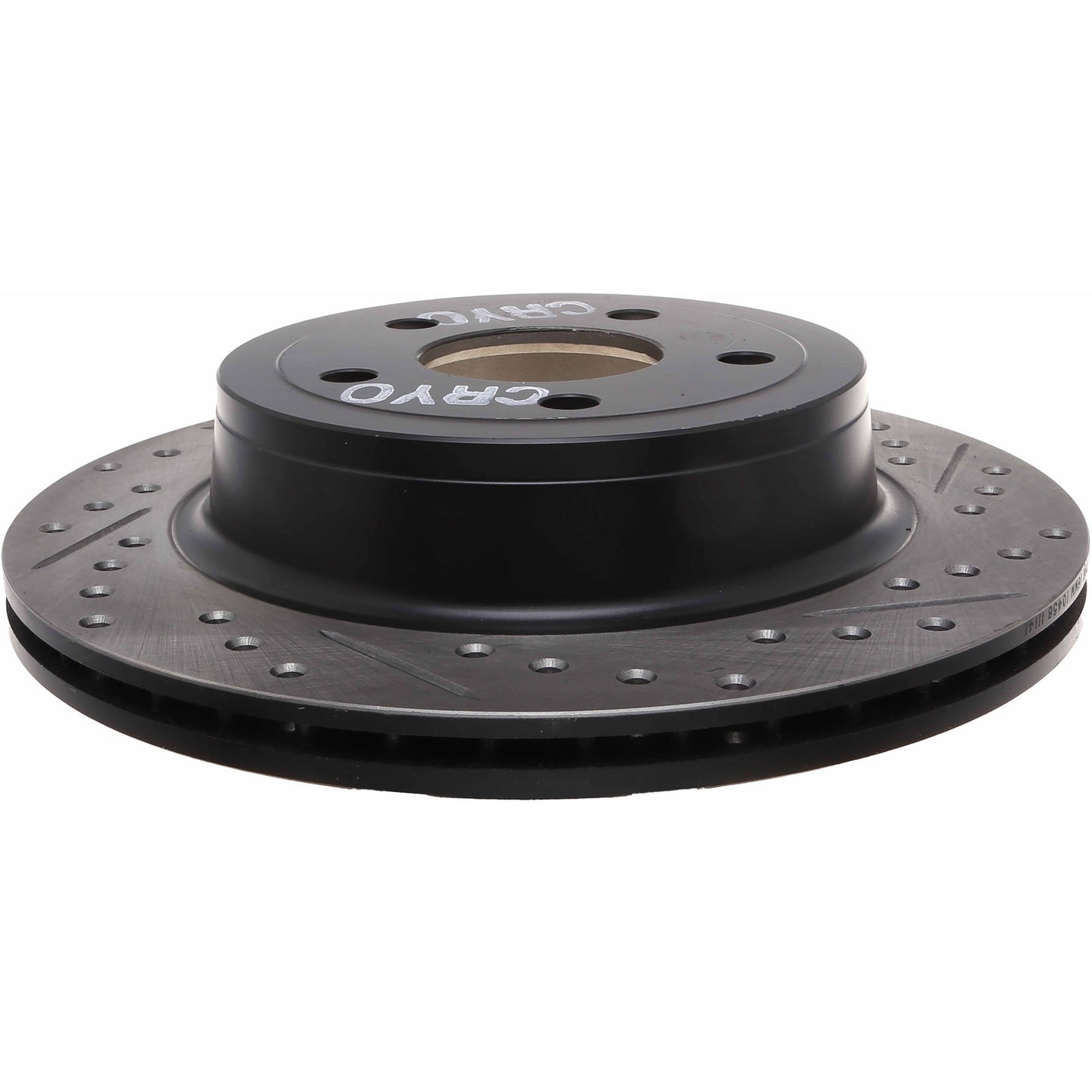StopTech 98-02 Ford Crown Victoria Cyro Sport Slotted & Drilled Front Right Rotor 127.61055CR