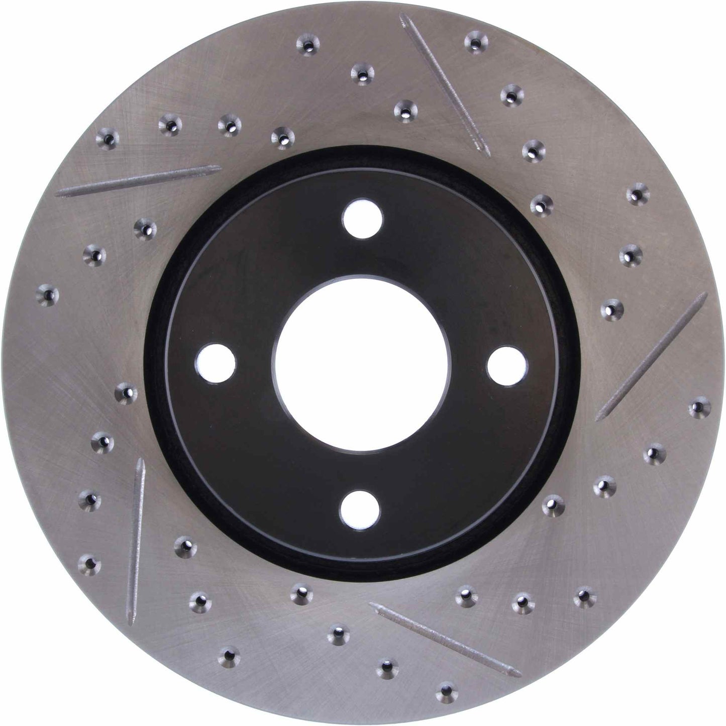 StopTech Sport Drilled/Slotted Brake Rotor; Front Left