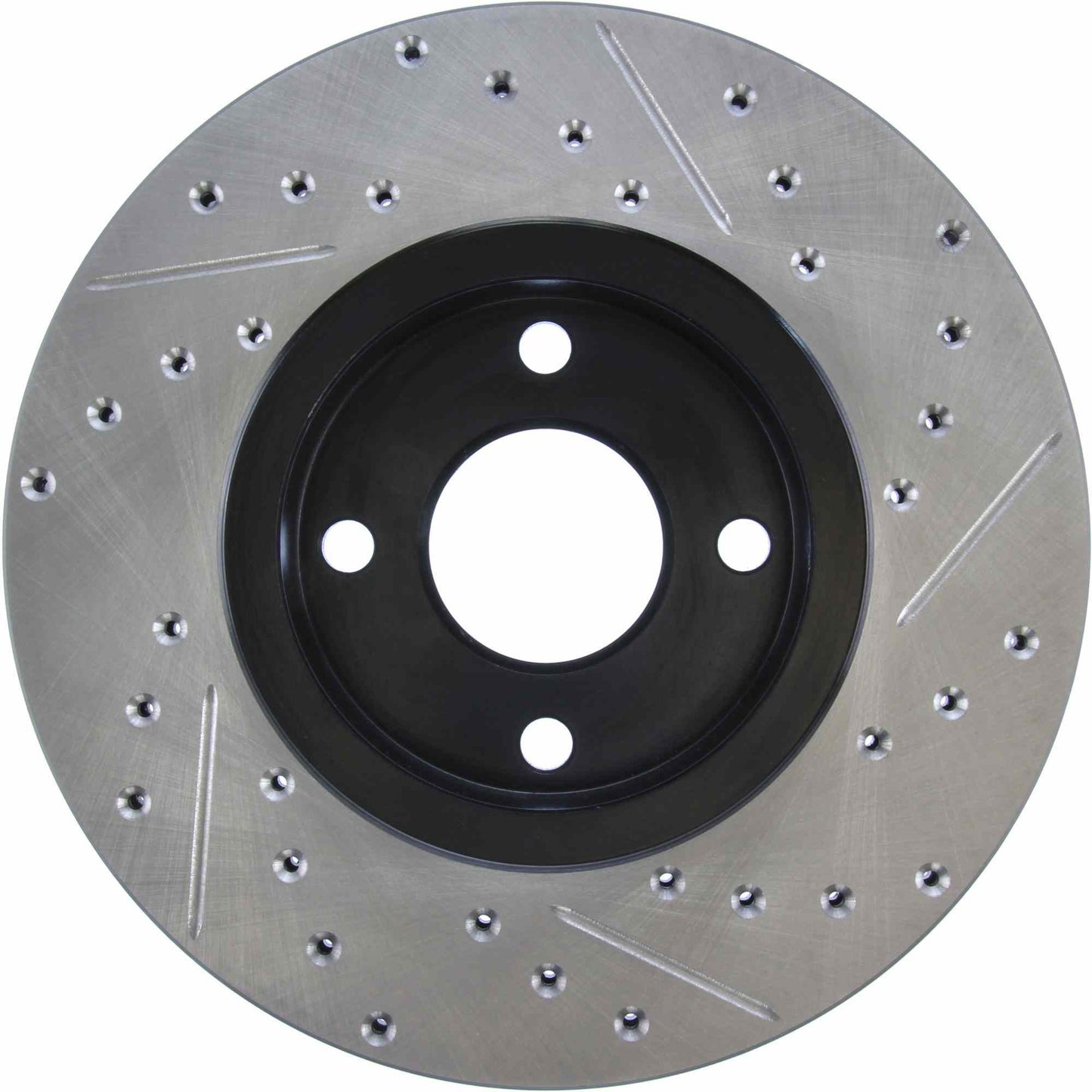 StopTech Sport Drilled/Slotted Brake Rotor; Front Right