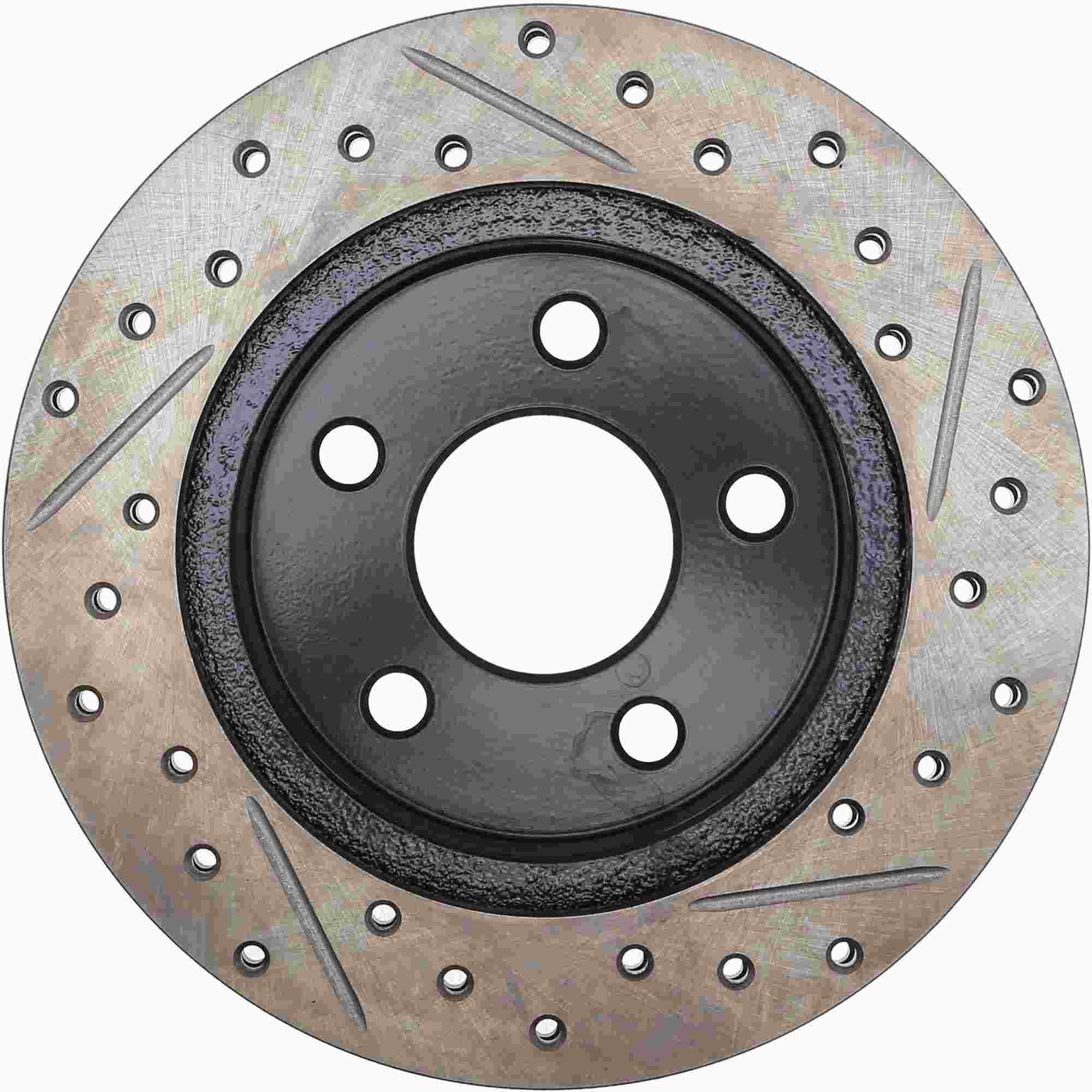 StopTech Sport Cryo Drilled/Slotted Brake Rotor; Rear Right