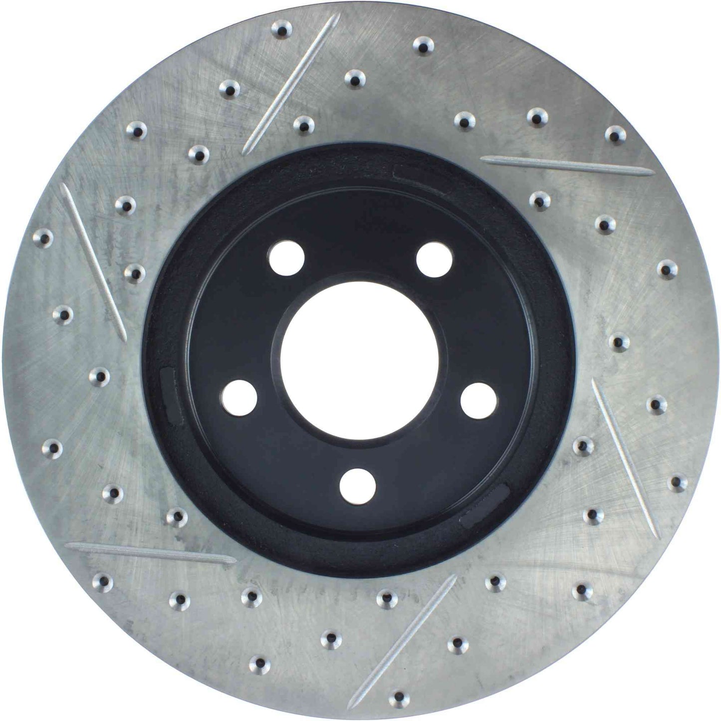 StopTech Sport Drilled/Slotted Brake Rotor; Front Left