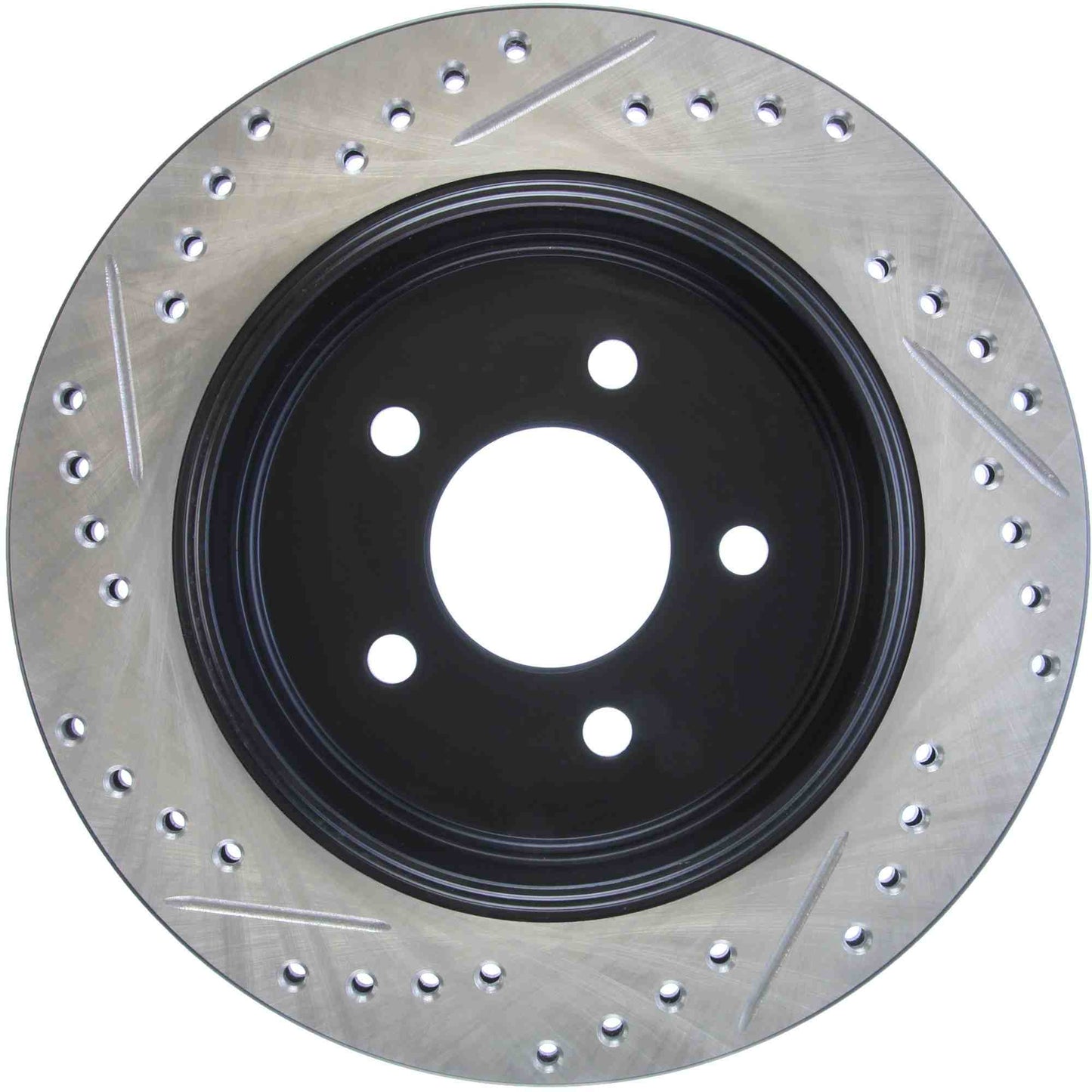 StopTech Sport Drilled/Slotted Brake Rotor; Rear Left