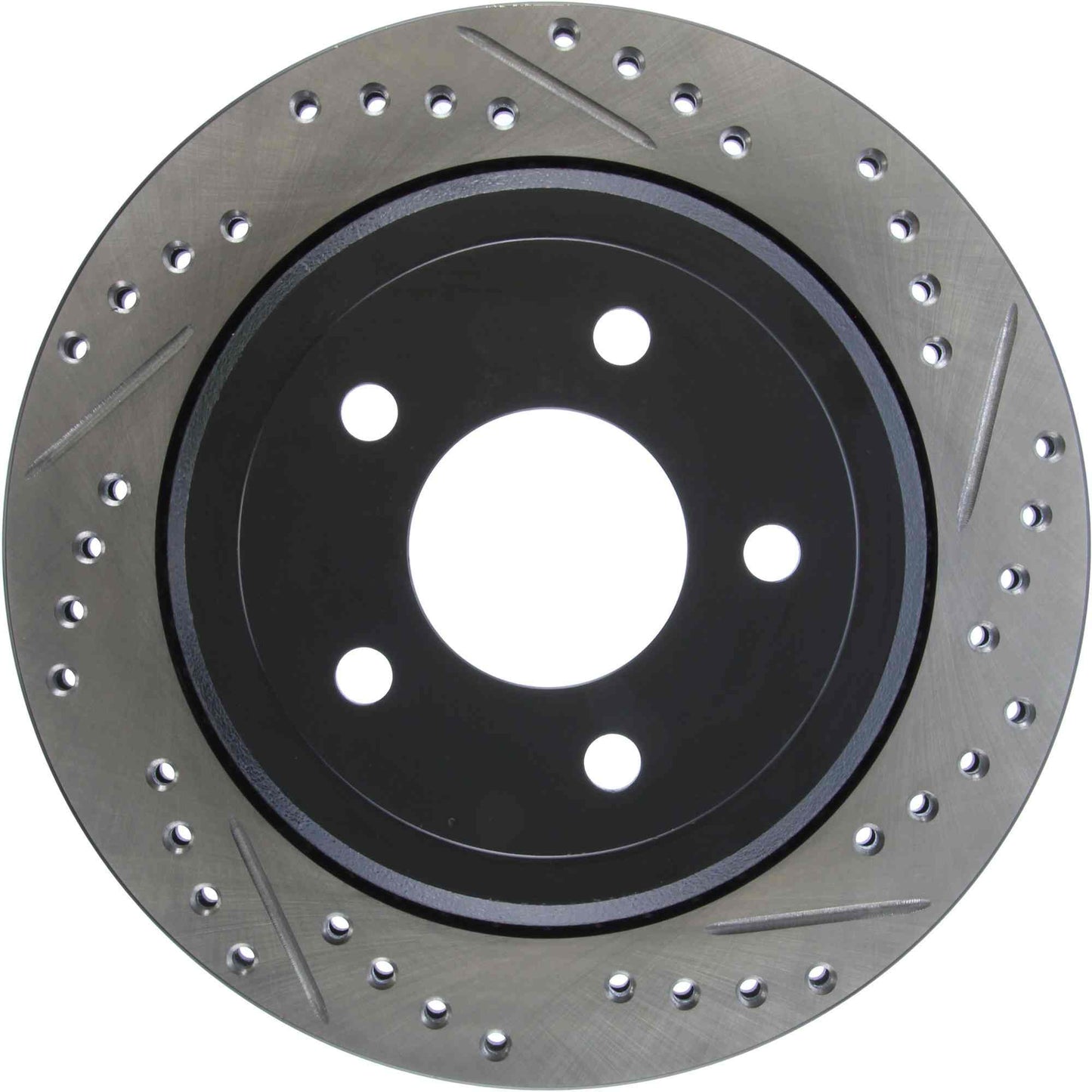 StopTech Sport Drilled/Slotted Brake Rotor; Rear Left