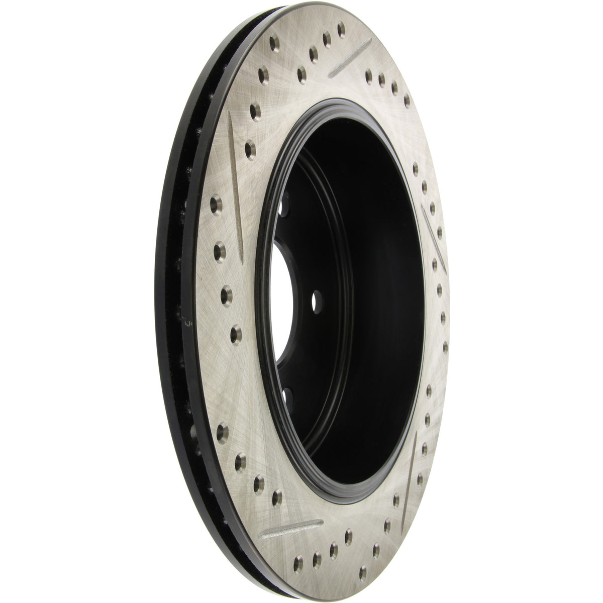 StopTech Sport Drilled/Slotted Brake Rotor; Rear Left