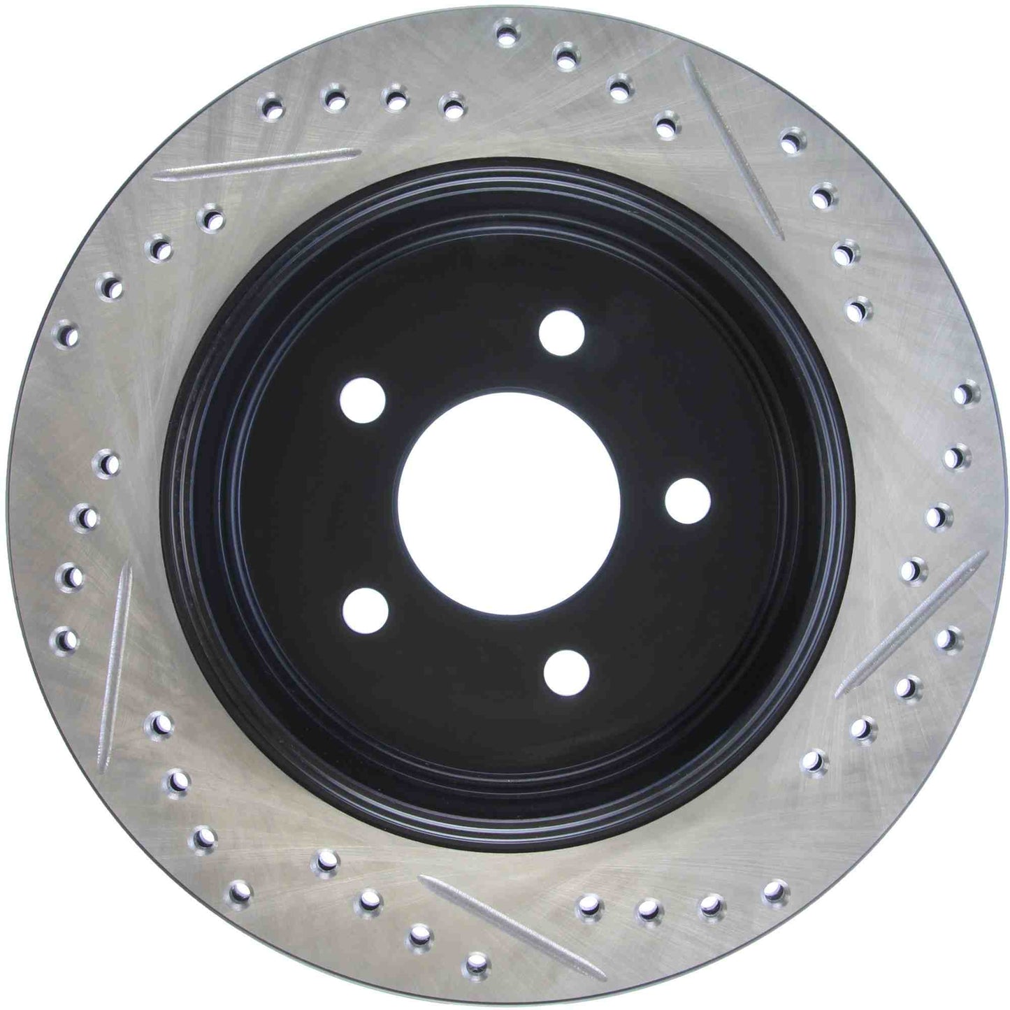 StopTech Sport Drilled/Slotted Brake Rotor; Rear Right