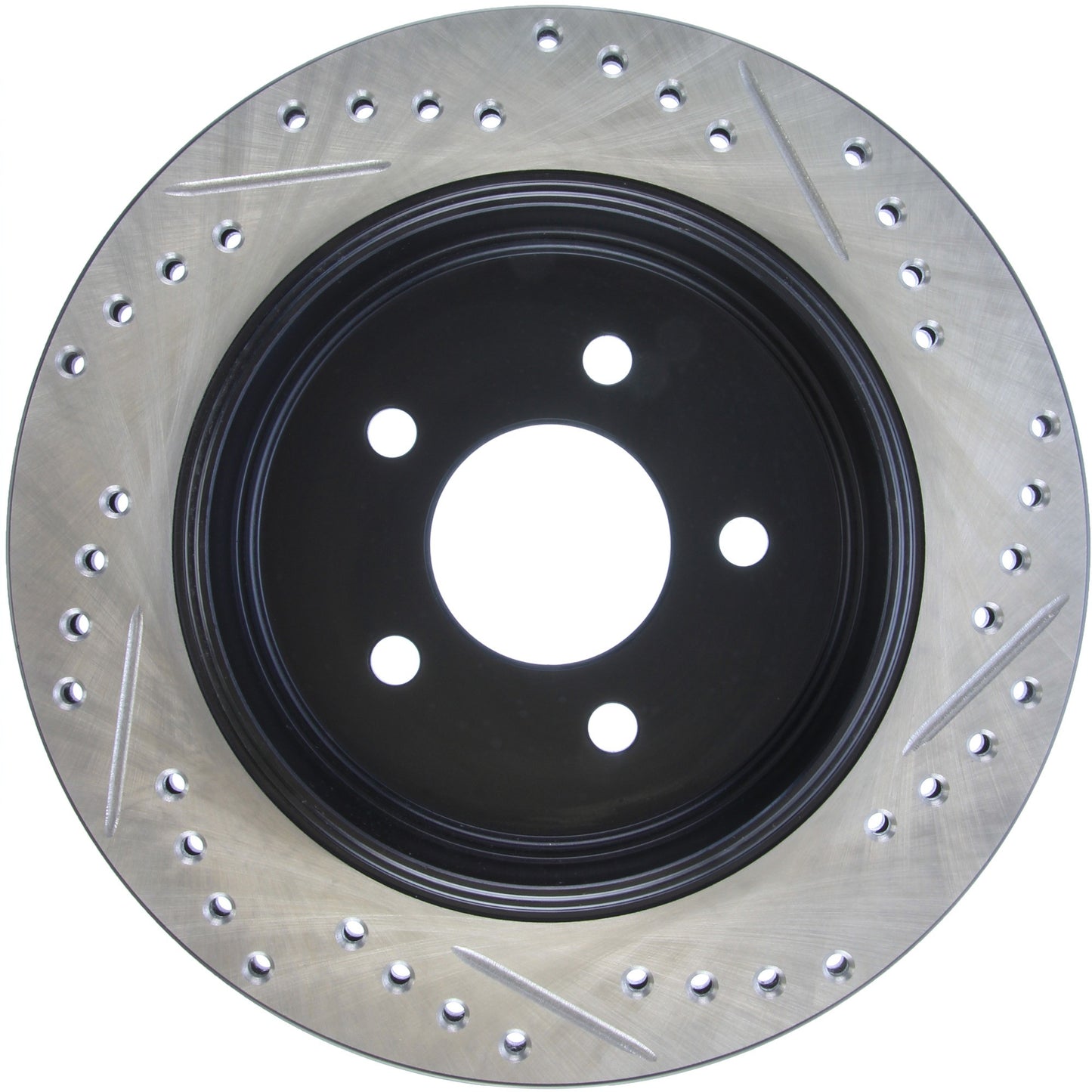 StopTech Sport Drilled/Slotted Brake Rotor; Rear Right