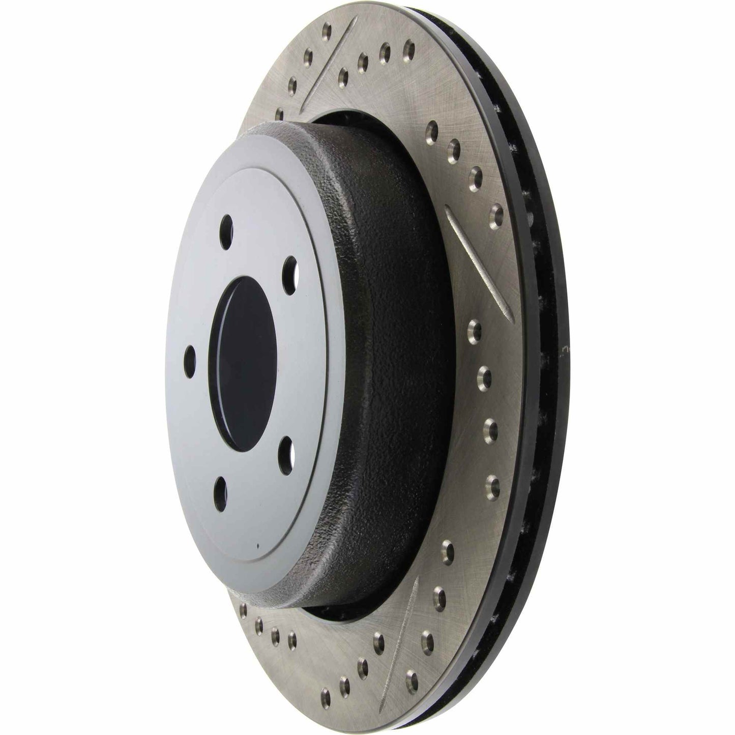 StopTech Sport Drilled/Slotted Brake Rotor; Rear Right