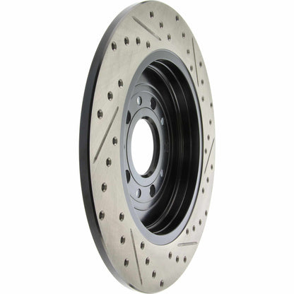 StopTech Sport Drilled/Slotted Brake Rotor; Rear Right
