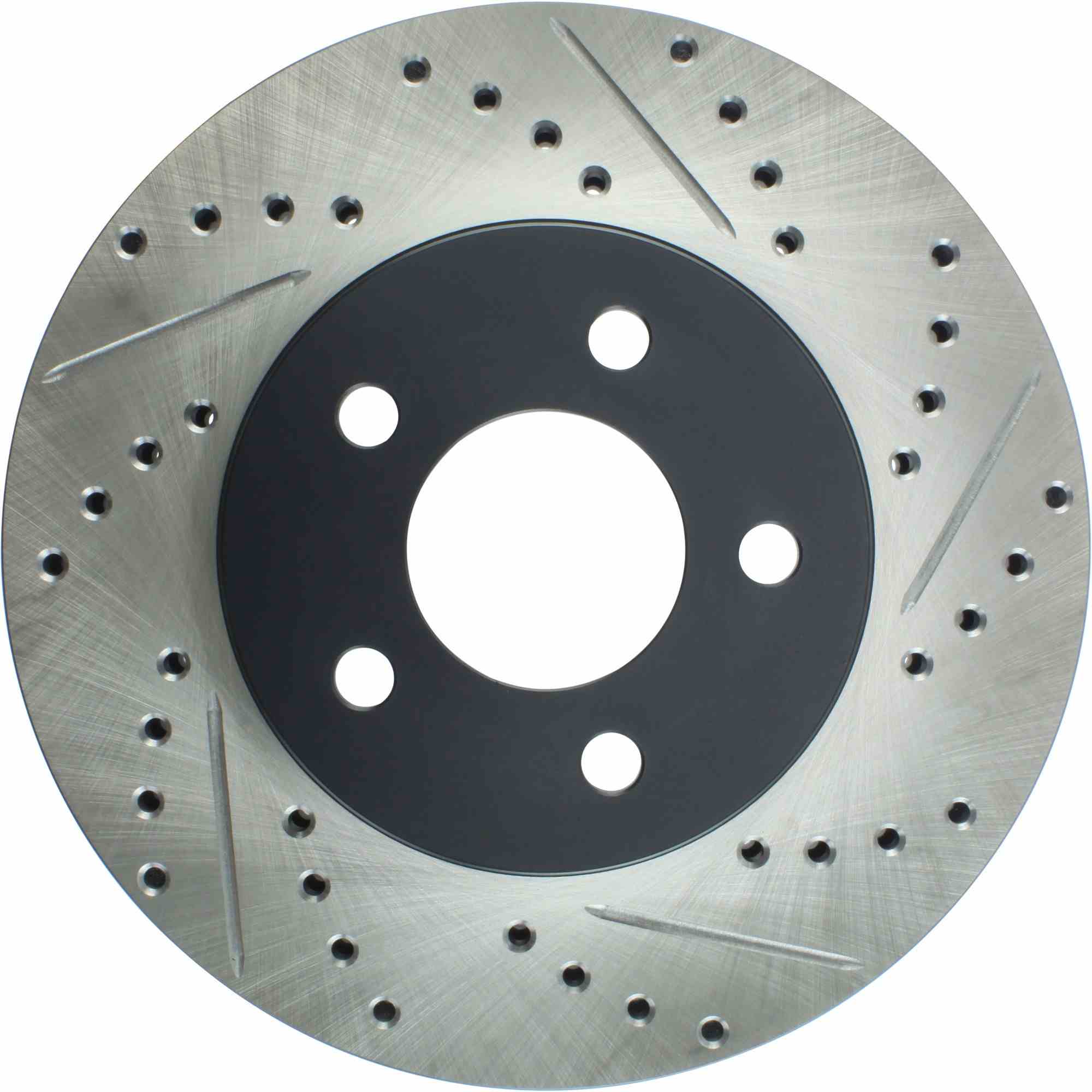StopTech Sport Drilled/Slotted Brake Rotor; Front Left