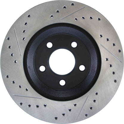 StopTech Sport Drilled & Slotted Brake Rotor Front Left 127.61086L