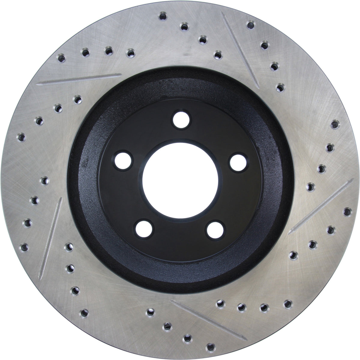 StopTech  Sport Drilled/Slotted Brake Rotor; Front Right