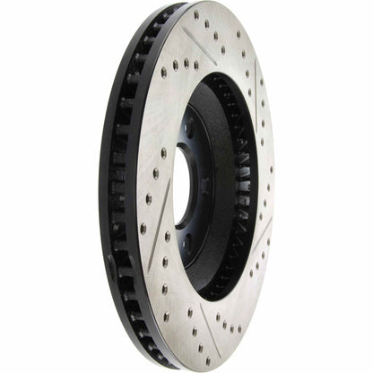 StopTech  Sport Drilled/Slotted Brake Rotor; Front Right