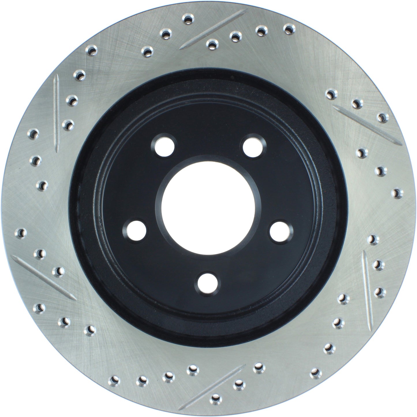 StopTech Sport Drilled/Slotted Brake Rotor; Rear Left