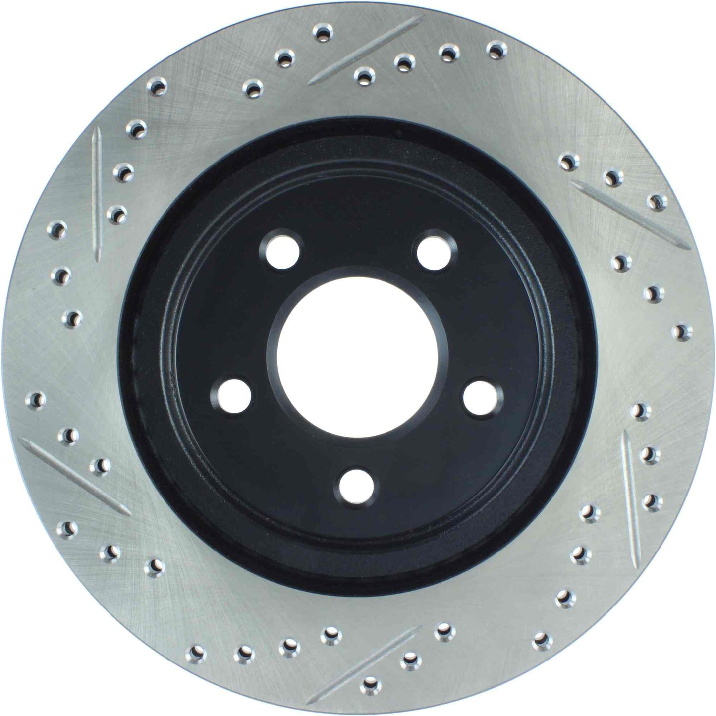 StopTech Sport Drilled/Slotted Brake Rotor; Rear Left