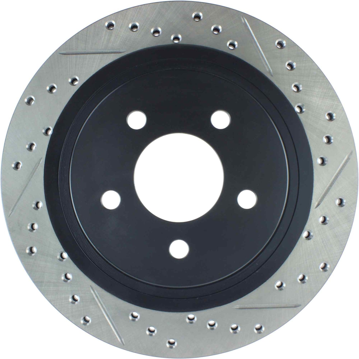 StopTech Sport Drilled/Slotted Brake Rotor; Rear Left