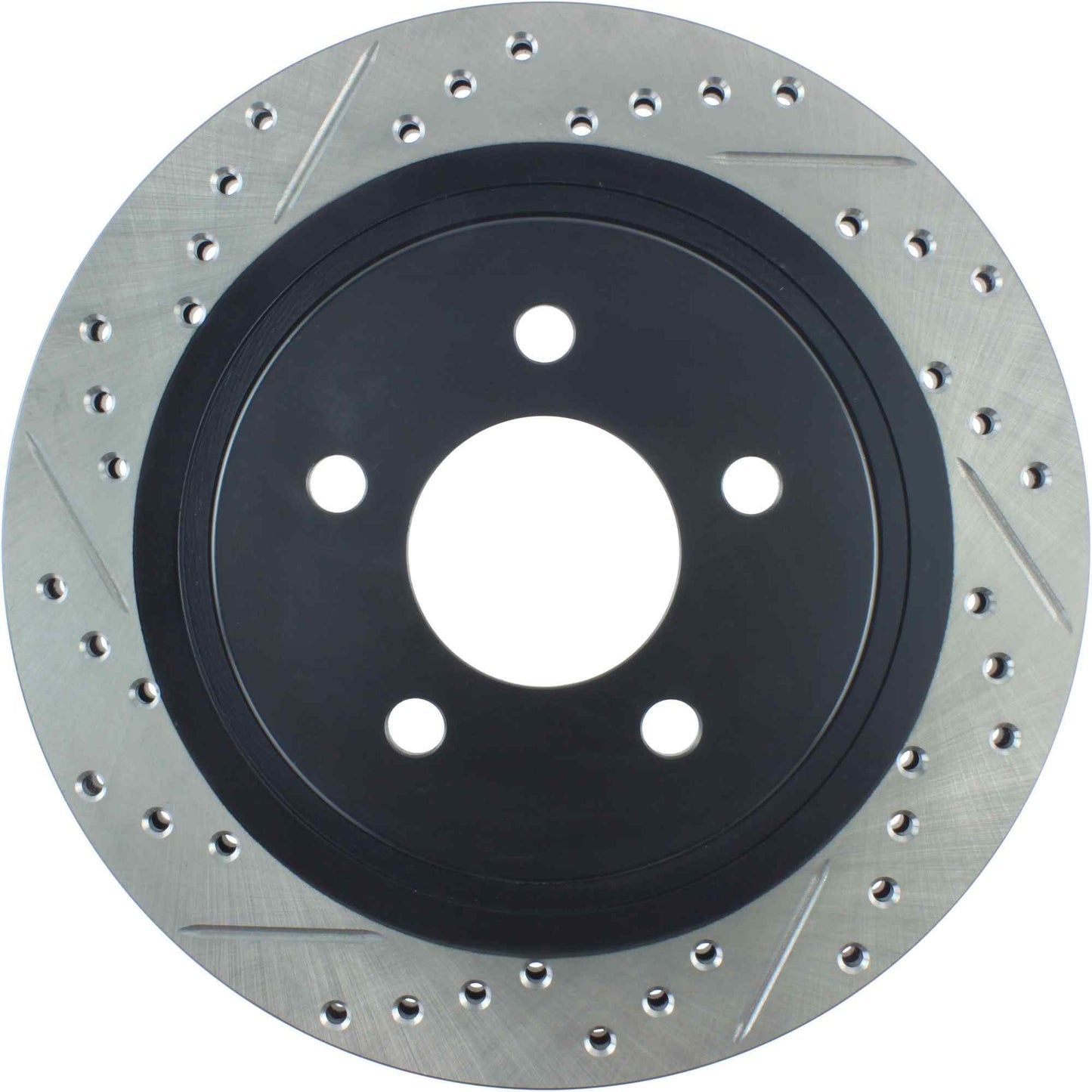 StopTech Sport Drilled/Slotted Brake Rotor; Rear Right