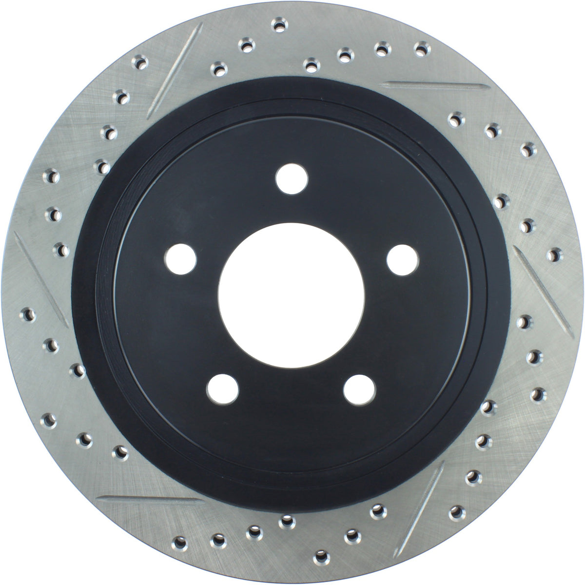 StopTech Sport Drilled/Slotted Brake Rotor; Rear Right