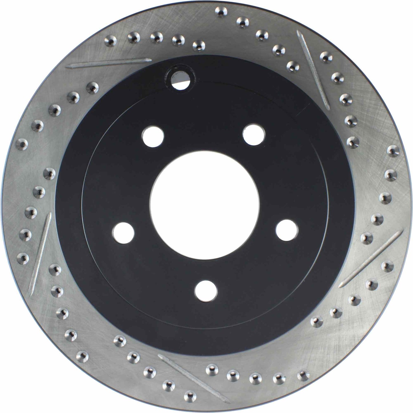StopTech Sport Drilled/Slotted Brake Rotor; Rear Left
