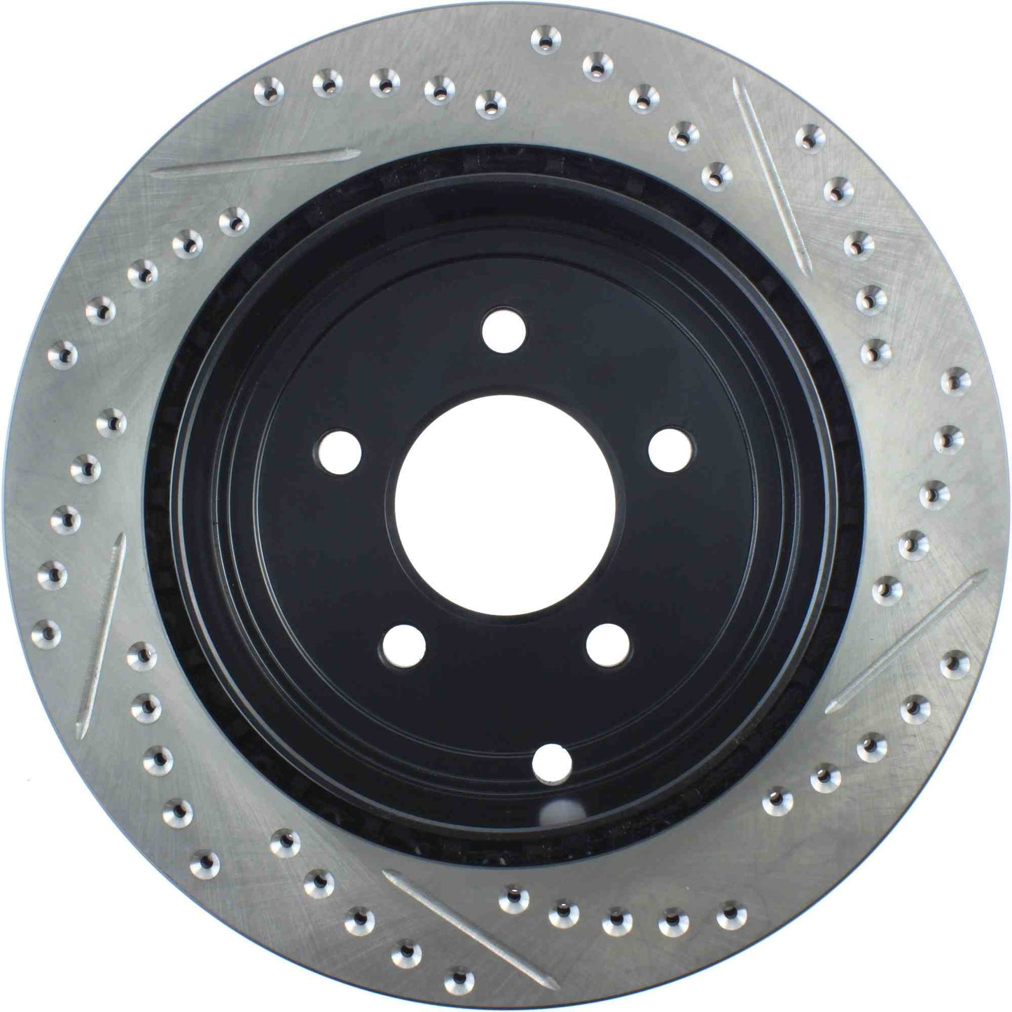 StopTech Sport Drilled/Slotted Brake Rotor; Rear Right