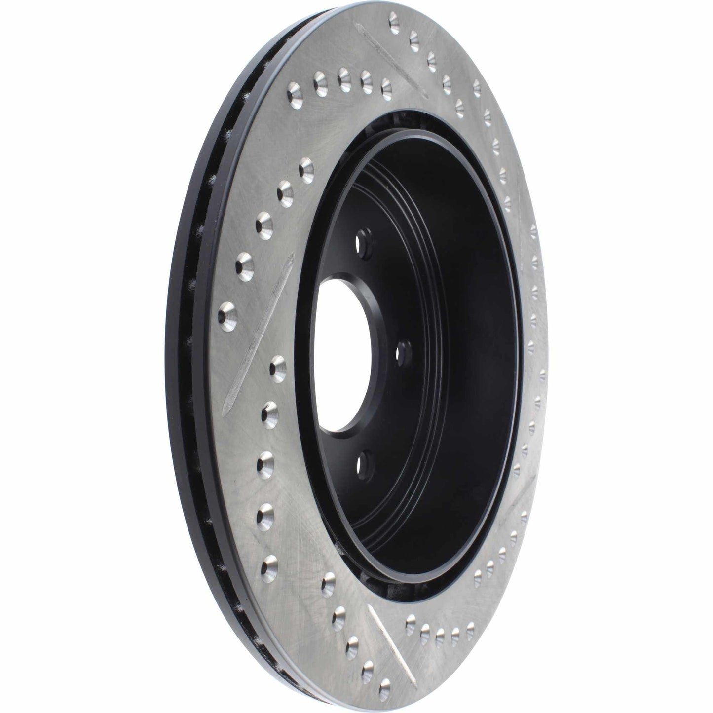 StopTech Sport Drilled/Slotted Brake Rotor; Rear Right