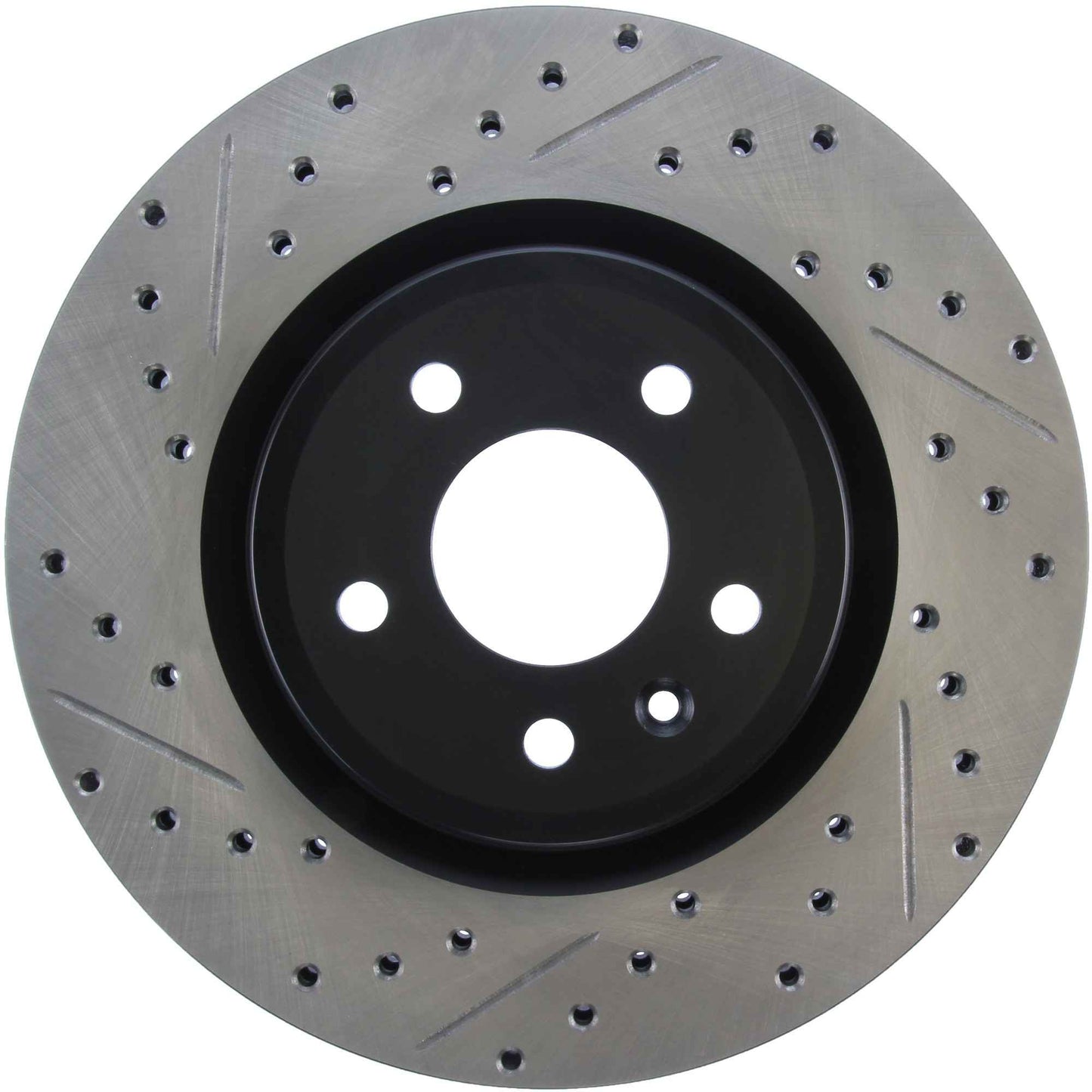 StopTech Sport Drilled/Slotted Brake Rotor; Front Right