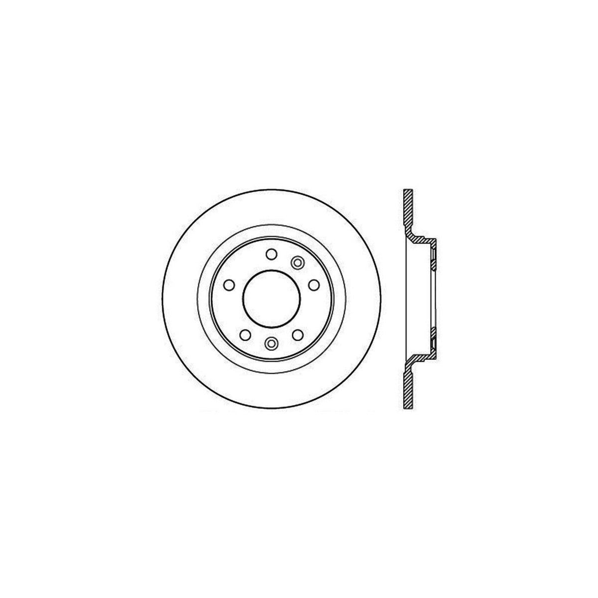 Stoptech Sport Drilled & Slotted Rotor - Front Right 127.61097L