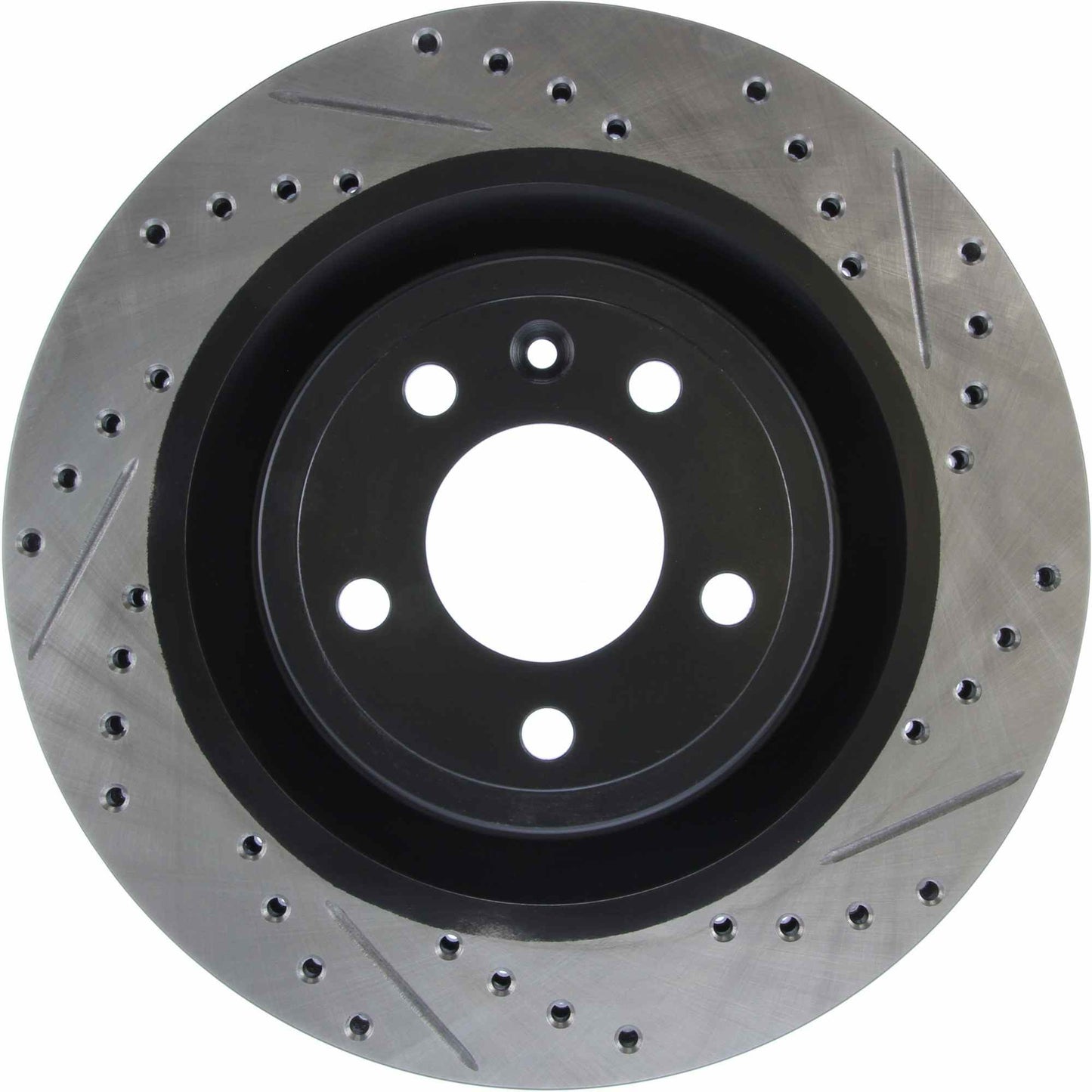 StopTech Sport Drilled/Slotted Brake Rotor; Front Left
