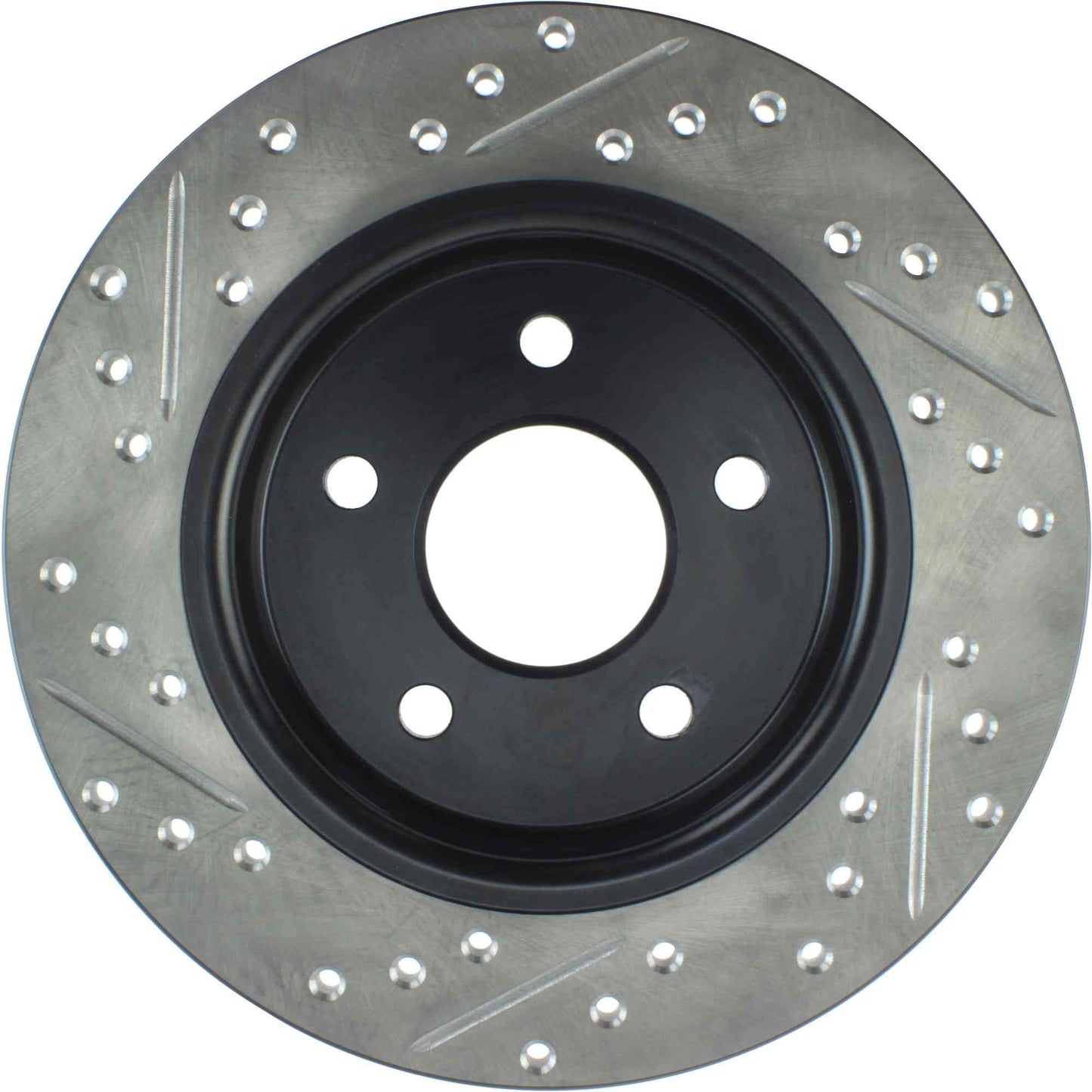 StopTech Sport Drilled/Slotted Brake Rotor; Rear Left