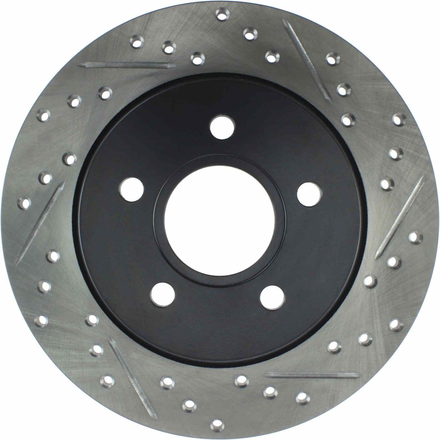 StopTech Sport Drilled/Slotted Brake Rotor; Rear Left