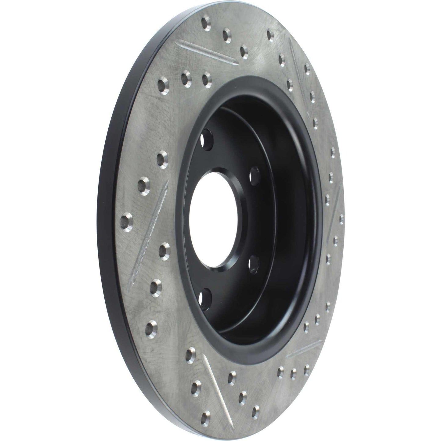 StopTech Sport Drilled/Slotted Brake Rotor; Rear Right