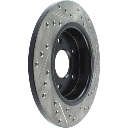 StopTech Sport Drilled/Slotted Brake Rotor; Rear Right