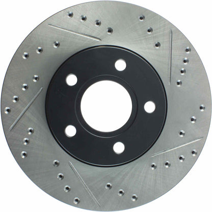 StopTech  Sport Drilled/Slotted Brake Rotor; Front Left