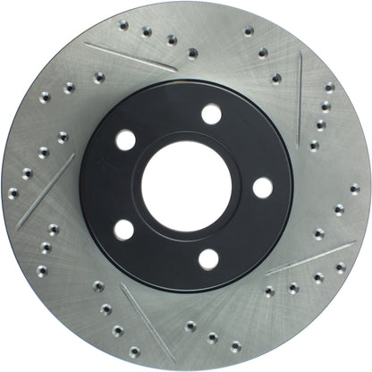 StopTech  Sport Drilled/Slotted Brake Rotor; Front Left