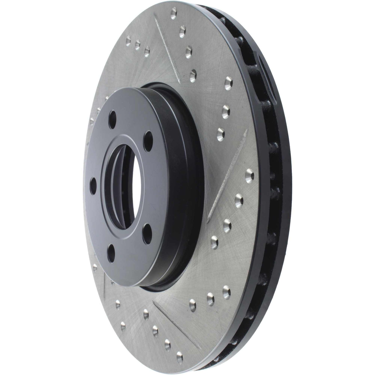 StopTech  Sport Drilled/Slotted Brake Rotor; Front Left