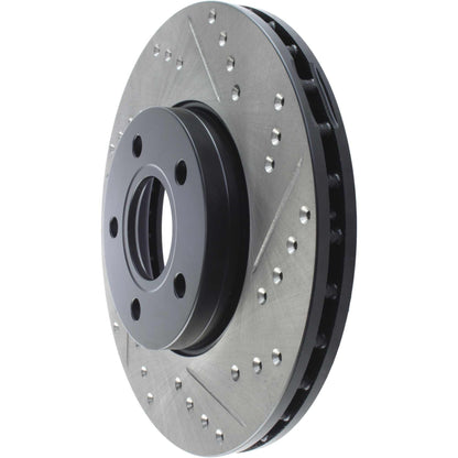 StopTech  Sport Drilled/Slotted Brake Rotor; Front Left