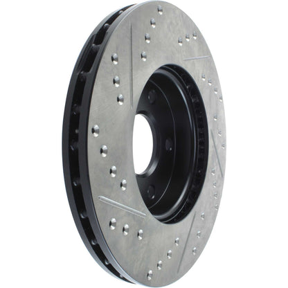 StopTech  Sport Drilled/Slotted Brake Rotor; Front Left
