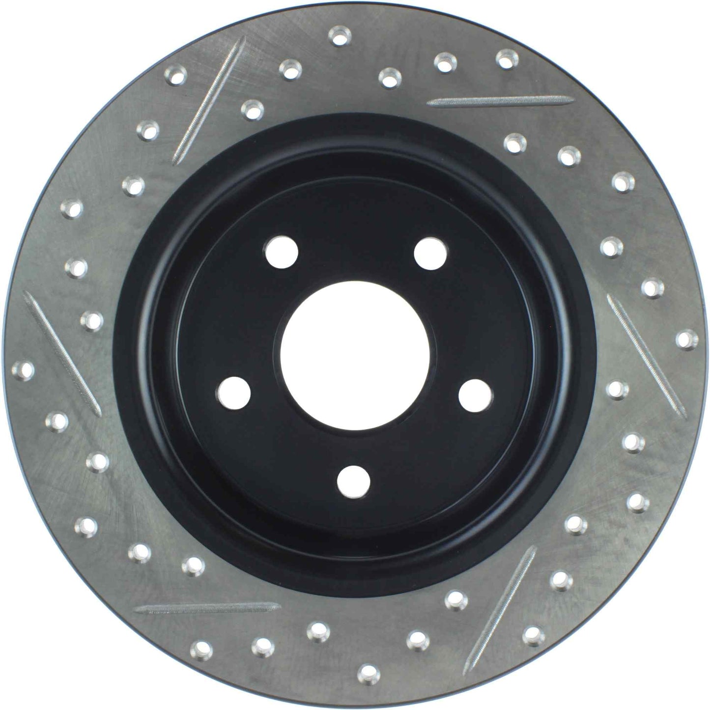 StopTech Sport Drilled/Slotted Brake Rotor; Rear Left