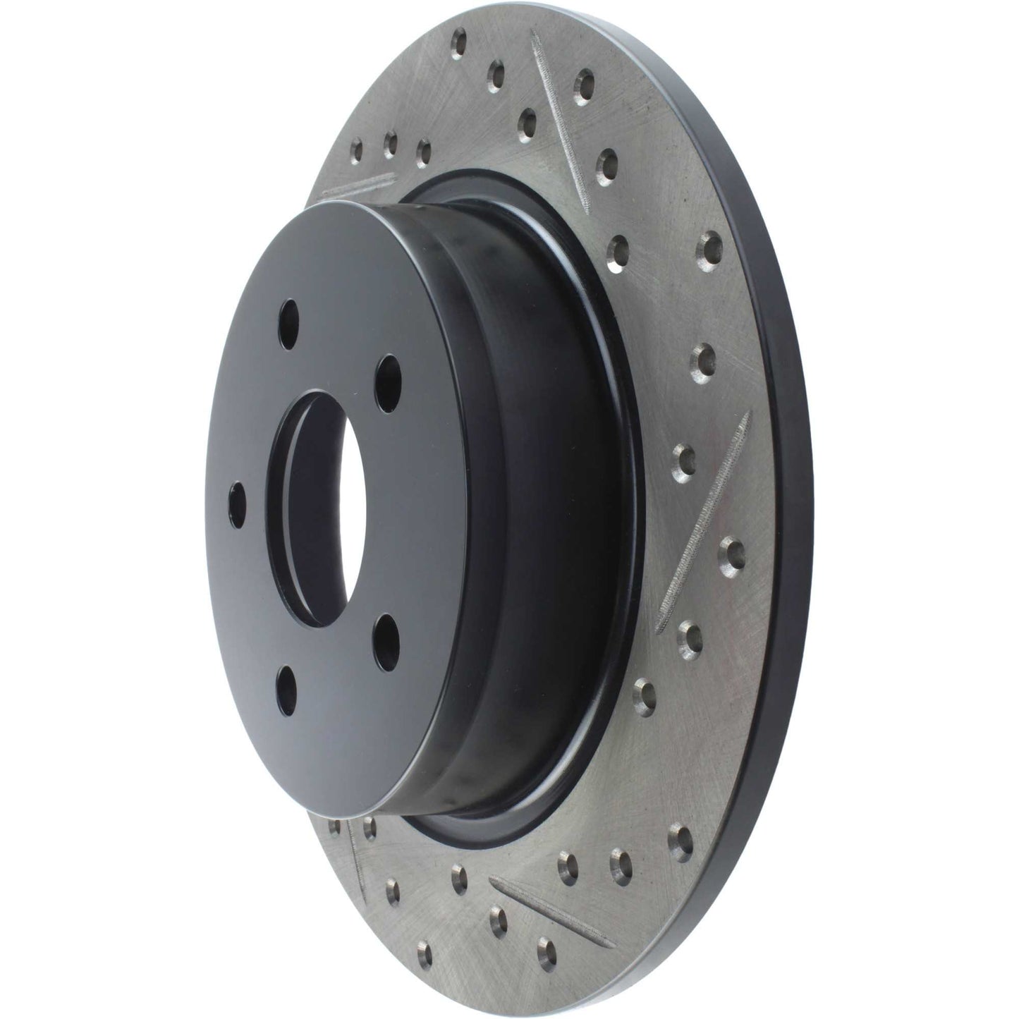 StopTech Sport Drilled/Slotted Brake Rotor; Rear Left