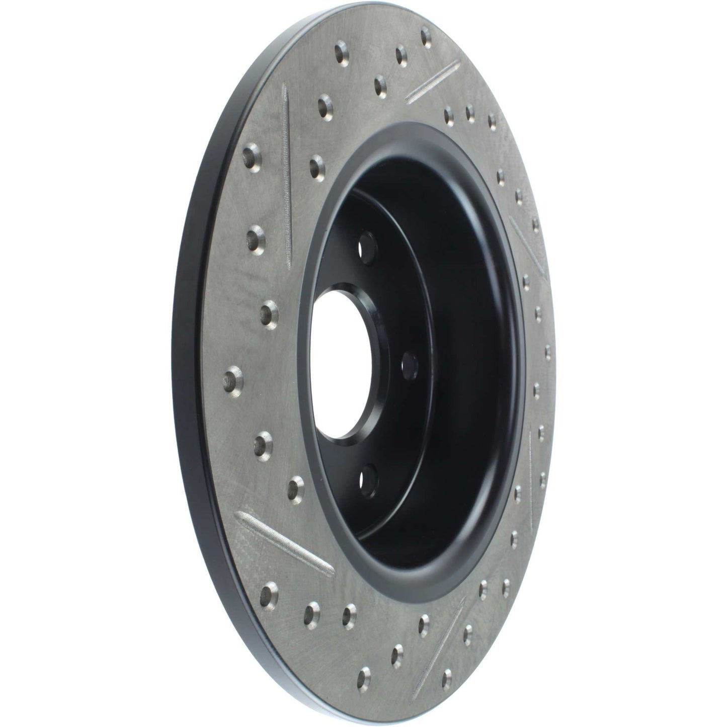 StopTech Sport Drilled/Slotted Brake Rotor; Rear Left