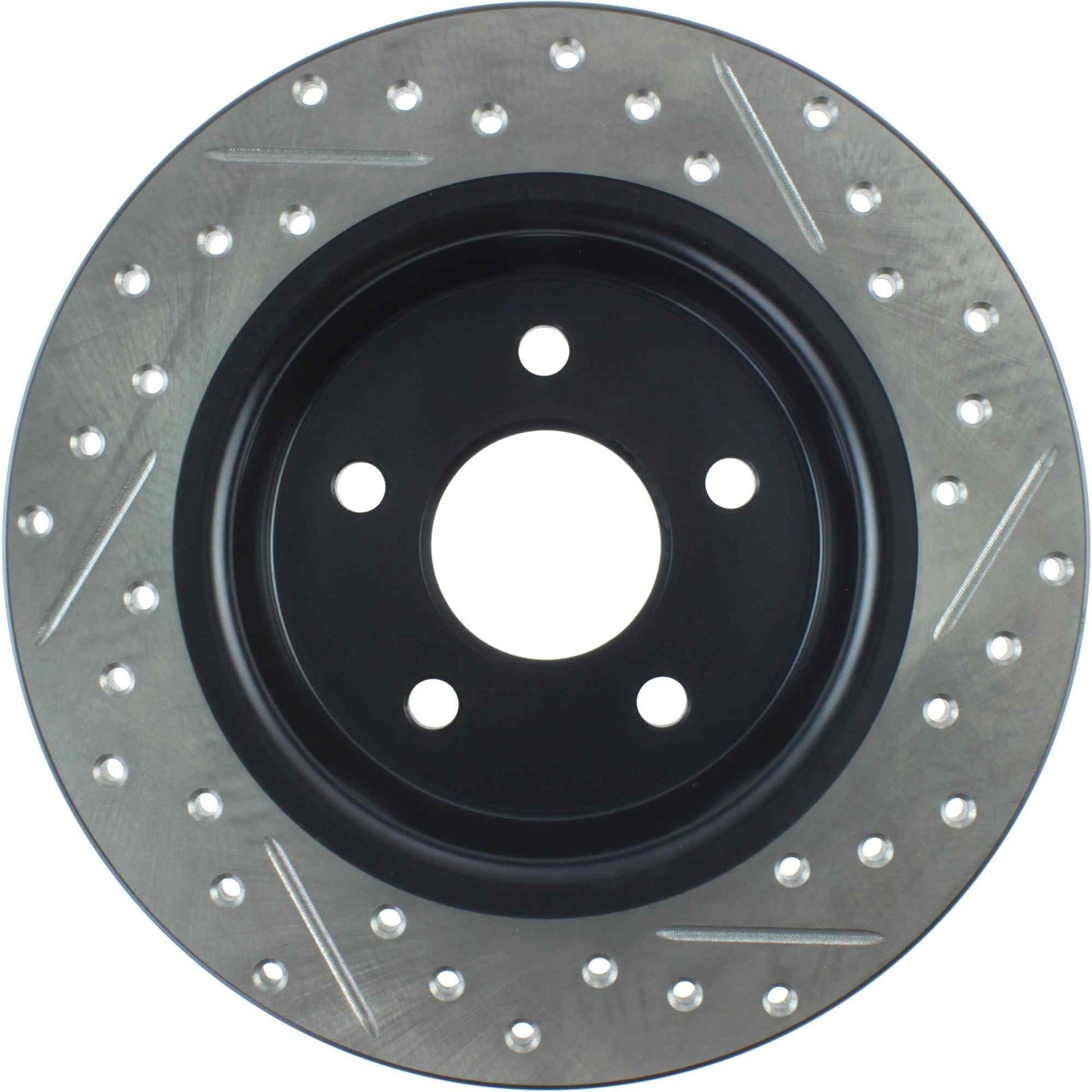 StopTech Sport Drilled/Slotted Brake Rotor; Rear Right