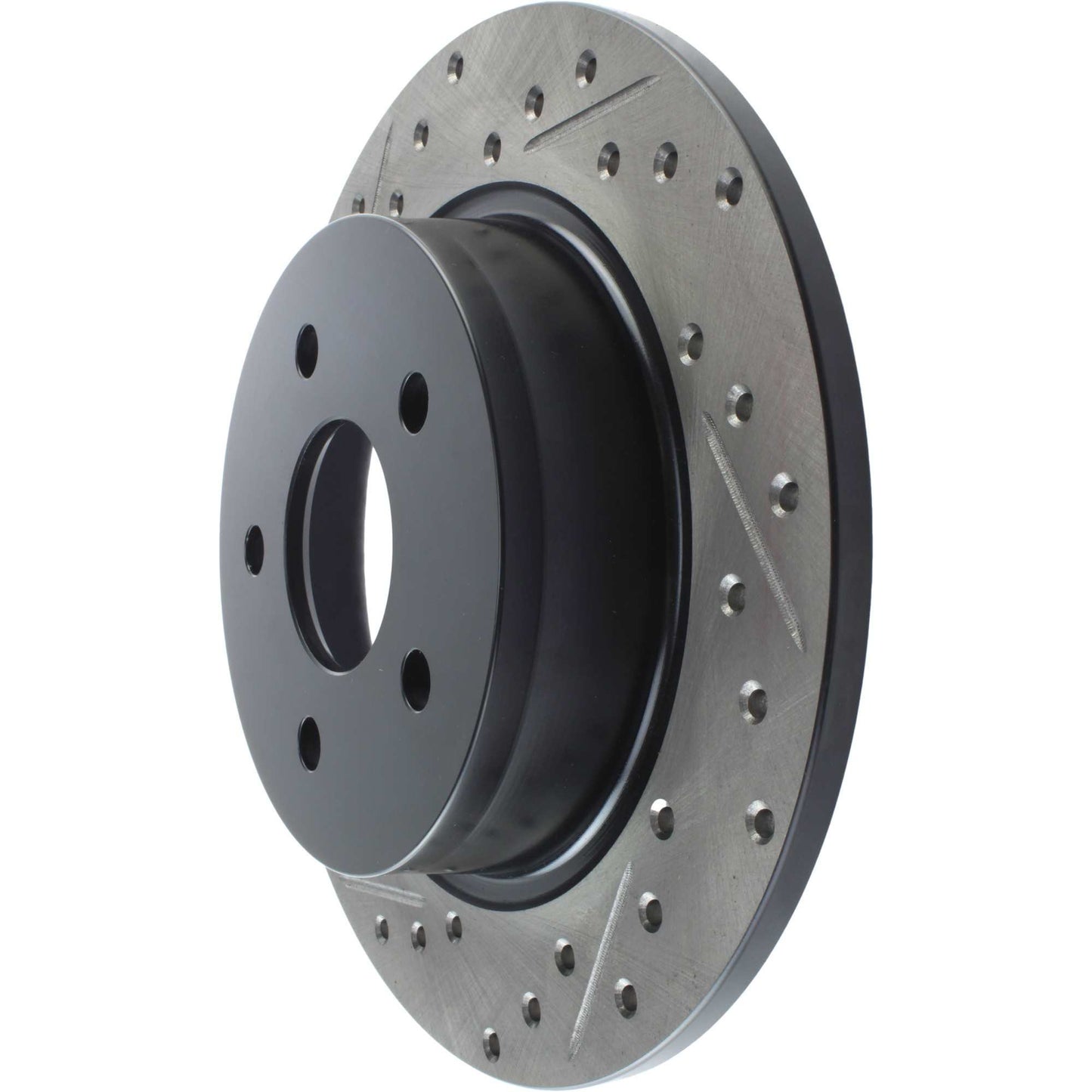 StopTech Sport Drilled/Slotted Brake Rotor; Rear Right