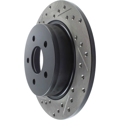 StopTech Sport Drilled/Slotted Brake Rotor; Rear Right