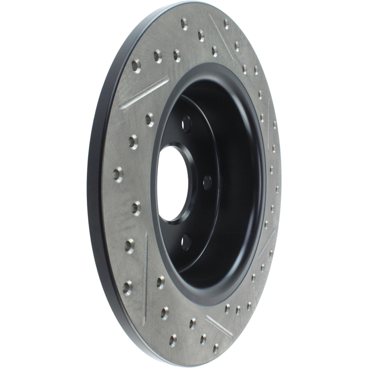 StopTech Sport Drilled/Slotted Brake Rotor; Rear Right