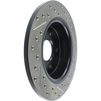StopTech Sport Drilled/Slotted Brake Rotor; Rear Right